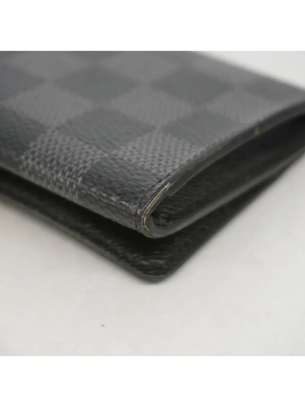 Louis Vuitton Card Case Damier Graphite Envelope Business Holder Black